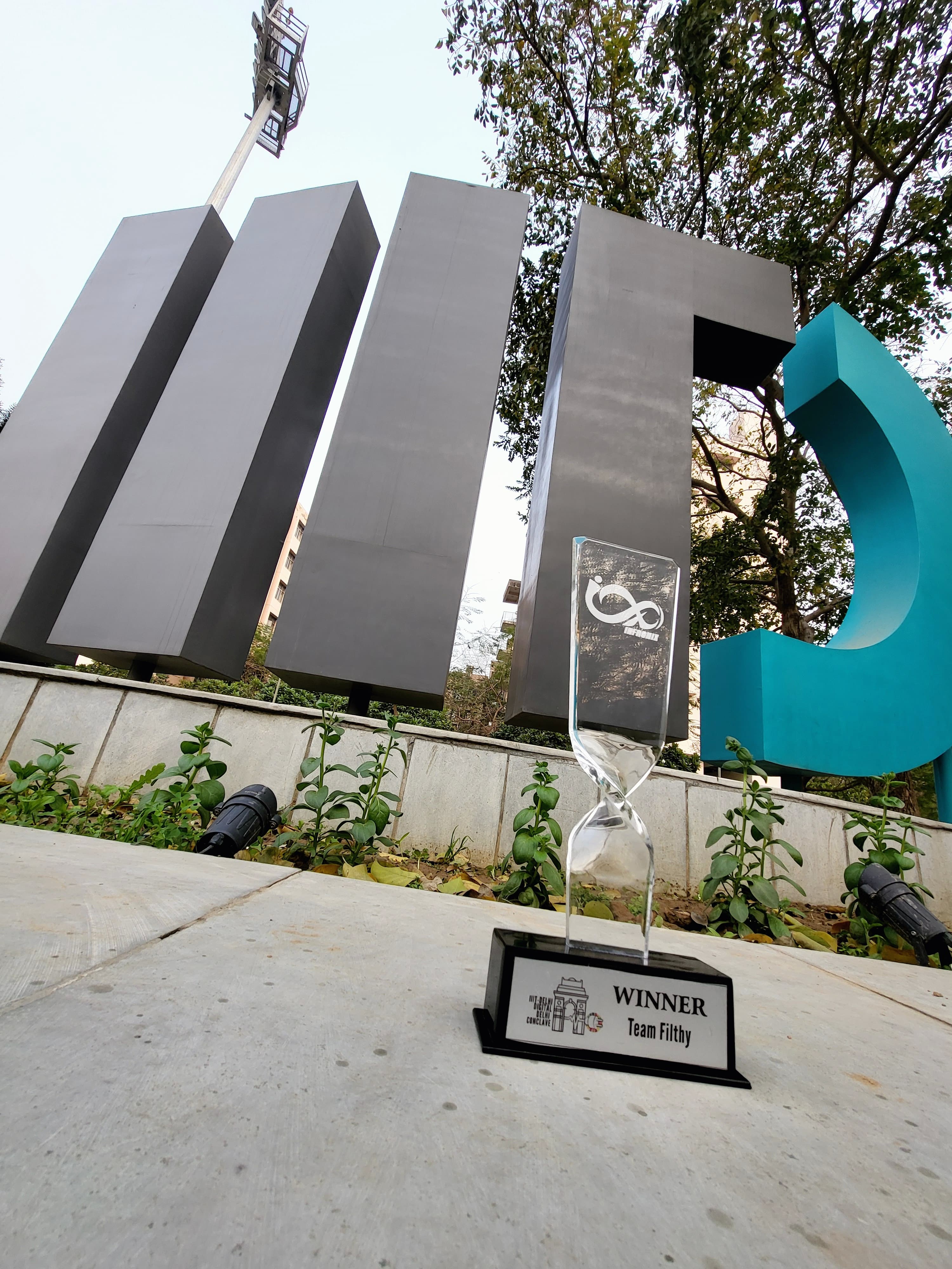 Winner at IIIT Delhi Hackathon